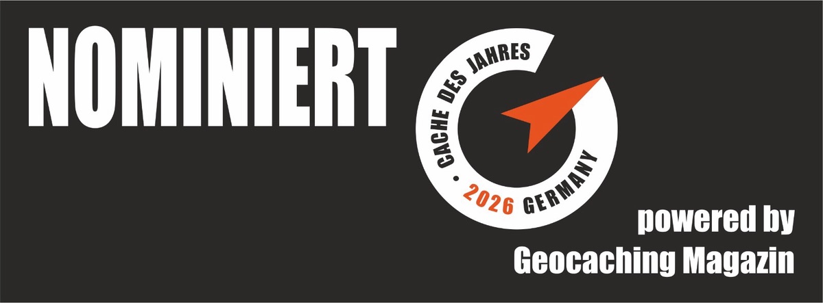 Cache des Jahres 2026 von Deutschland Teilnehmerbanner